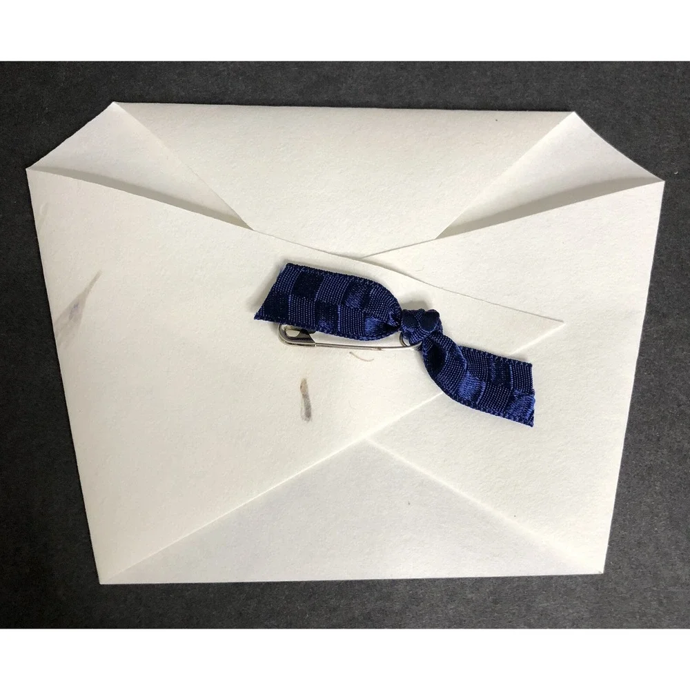 Handmade Stationary  17 Cards with Bows & 20 Envelopes Boy Blue Baby Shower NEW